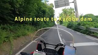 Kurobe dam, Omachi Alpine line, Salada road (English version), Japan