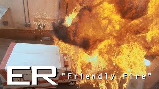 Jerry Fires A Grenade Into The Ambulance Bay | ER