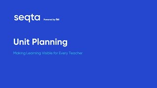 SEQTA - Unit Planning