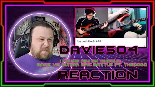 FIRST TIME WATCHING DAVIE504 - I FOUND HIM on Omegle BASS vs GUITAR Epic Battle ft. TheDooo REACTION