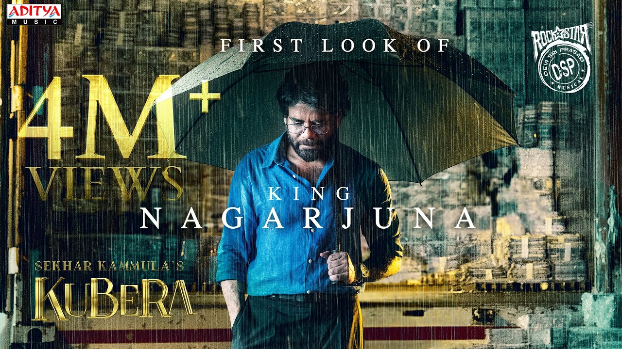 King Nagarjuna First Look | Kubera | Dhanush, Rashmika Mandanna ...