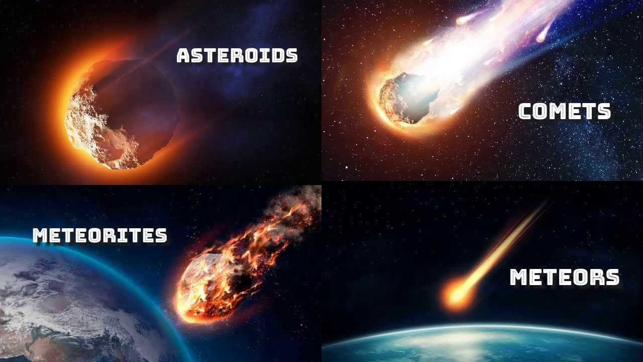 Comet Asteroid Meteoroid Meteor Meteorite