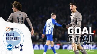 ALEJO VELIZ FIRST SPURS GOAL!!! VIEW FROM AWAY END! Brighton vs Tottenham Hotspur 28.12.23 #spurs