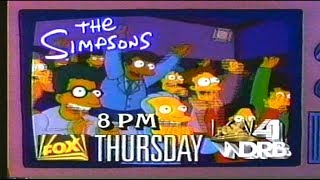 The Simpsons on Fox 41 Louisville Promo (1992)