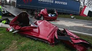 Accident mortel sur la D979 entre Saint-Denis-les-Murs et la Geneytouse