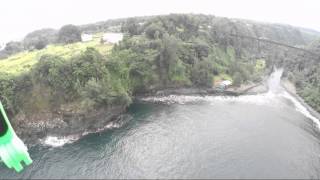 Hakalau Bay Drone View Big Island Hawaii