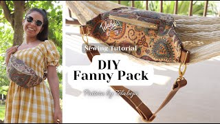 DIY tutorial essential fanny pack - Sewing Pattern by Telabeja