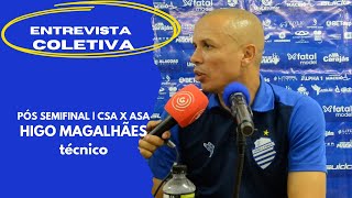 Entrevista Coletiva | Alagoano Semifinal | CSA x ASA | Higo Magalhães | 22.02