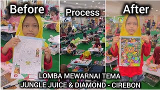 LOMBA MEWARNAI TEMA JUNGLE JUICE \u0026 DIAMOND YOGYA GRAND - CIREBON @GitaNurHafizah