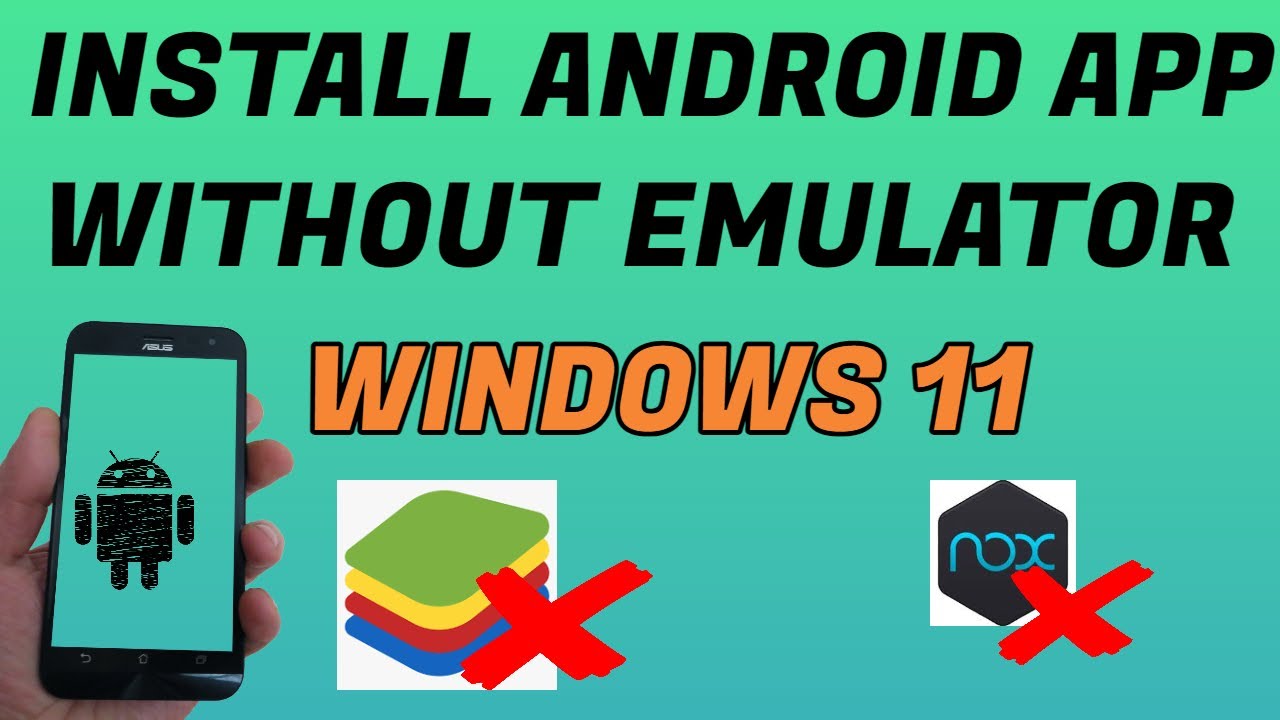 How To Install Android Apps On Windows 11 - YouTube