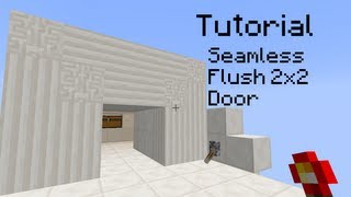 Tiny Seamless Flush 2x2 Door [Tutorial] (smallest?)