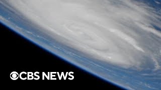 Space station passes over Hurricane Idalia as storm slams Florida | full video