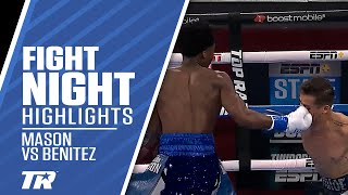 THE PERFECT COUNTER! Mason's Picture Perfect KO of Benitez | FIGHT HIGHLIGHTS