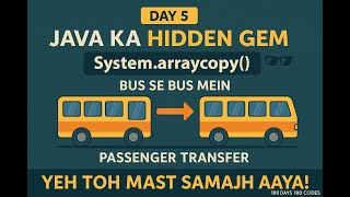 System.arraycopy() Ka Secret Logic 🔍 Java Array Merge Explained |#java