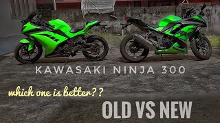 KAWASAKI NINJA 300 | old vs new | exhaust note | service cost and price of spares