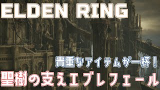 【ELDEN RING】聖樹の支え、エブレフェール アイテム回収とルート案内