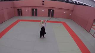 Practice of whip cracking. GoProでウィップクラッキングの練習を撮影しました