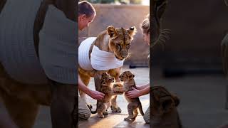 The Heartwarming Rescue of an Injured Lioness Mother and Her Cubs