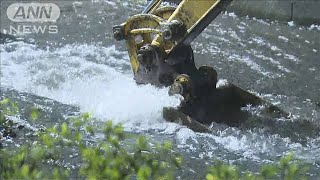 川崎市で下水管が破裂　水噴き出す　道路水浸しに・・・(2021年2月4日)