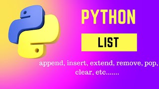 List in Python and List Functions | append, insert, and pop | Python Tutorials for Beginners