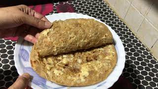 Cheese Onion Paratha Recipe || Cheese Stuffed Atta Paratha || Onion Cheese Stuffed Atta Paratha.