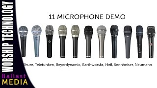 No Guitar - 11 Microphone Demo Live male vocals