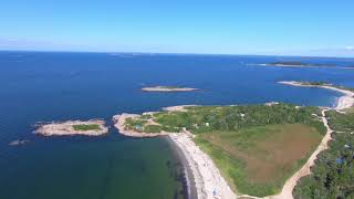 Head Beach, Hermit Island Campground drone footage, before my son landed it into a towel.