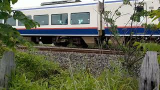 新津駅からしらゆき古津駅通過