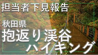 【クラブツーリズム】担当者下見報告　秋田県　抱返り渓谷