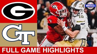 #1 Georgia vs Georgia Tech Highlights | College Football Week 13 | 2023 College Football Highlights