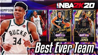 THE GREATEST SQUAD IN THE HISTORY OF NBA 2K20 MyTEAM!!