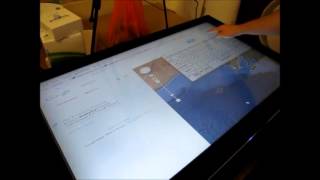 VisionTouchSurface demo w/ Kinect 1 - Google Maps (typing, swiping, zooming)