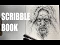 Scribble book - face portrait