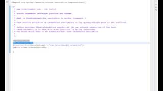 SPRING @SCHEDULED ANNOTATION ECLIPSE DEMO