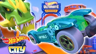 Nevard’s Creatures Take Over the Ultimate Garage! 🐲 🦍 | Hot Wheels City