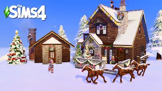 Building the NORTH POLE | The Sims 4: Speed build (NO CC)