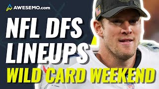 NFL DFS RANKINGS WILD CARD SUNDAY | Top-5 DraftKings & FanDuel NFL Plays
