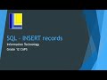 SQL Insert