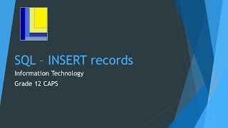 SQL Insert