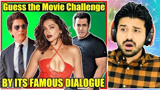 Pakistani Guess Indian Movie by Dialogue Challenge! | Reaction Vlogger