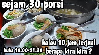 DALAM 1 JAM TERJUAL 30 PORSI, SEDANGKAN WARUNG BUKA DARI PAGI SAMPEK MALAM‼️