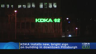 KDKA's Sign Gets An Upgrade