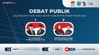 LIVE - Debat Publik Calon Bupati dan Wakil Bupati Kabupaten Paser 2024