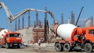 Как залить бетон бетононасос Северная компания Beton nasosda beton quyish