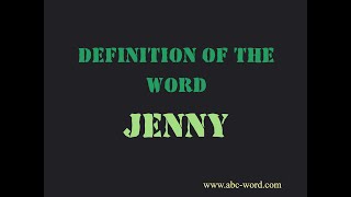 Definition of the word \