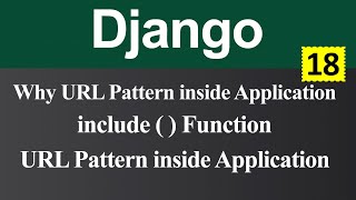 URL Dispatcher or URL Pattern inside Application in Django (Hindi)