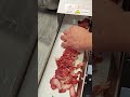 九盈机械切熟肉机tj 304b 扣肉、叉烧切片。cooked meat slicing machine tj 304b – pork belly and char siu slicing