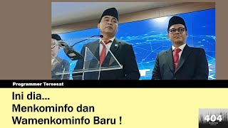 Mari kita Bahas : MENKOMINFO \u0026 WAMENKOMINFO BARU !! #kominfo #bts