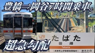 【7時間耐久】豊橋発岡谷行きの飯田線を乗り通してみた。