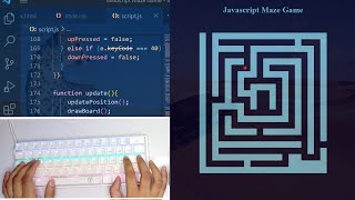 ASMR Programming - Maze Game JavaScript - No Talking